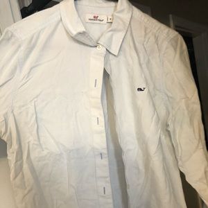 Vineyard vines blouse- light powder blue